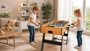 Klappbarer Tischkicker für Zuhause: Größe, Ausstattung und Vorteile