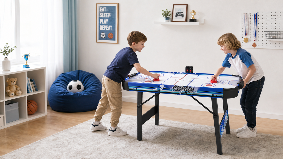 Diversión de air hockey para casa