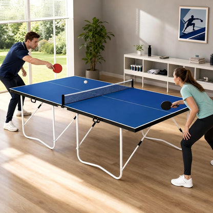 Hyner Tischtennisplatte 274cm – Klappbar & Tragbar mit Netzset – Schneller Aufbau – Indoor & Outdoor