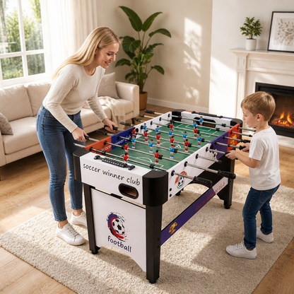 Hyner Tischfußball 121cm – Flexibel mit & ohne Beine für Boden & Tisch