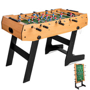 Mesa de futbolín plegable Hyner, accesorios completos: para adultos, niños y toda la familia