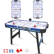 Mesa de air hockey plegable 3 en 1 Hyner (130 cm) – Hockey, bolos, tejo – Incluye accesorios y marcador